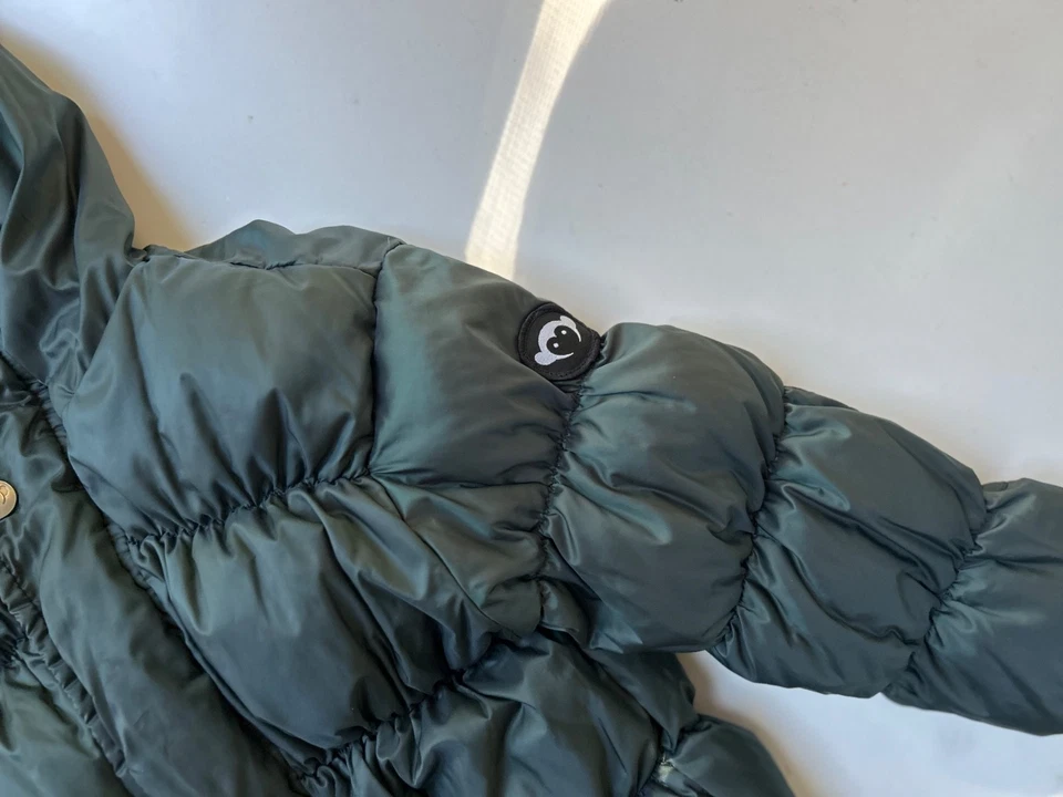 Appaman 男孩绿色全拉链长袖 Puffer 大衣尺寸 4T 二手状况完好 — 第 4/4 张图片