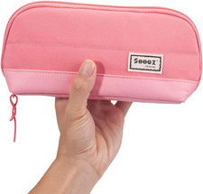 Wide-Opening Pencil Pen Case, Lightweight Spacious Pencil Pouch Zipper Station
