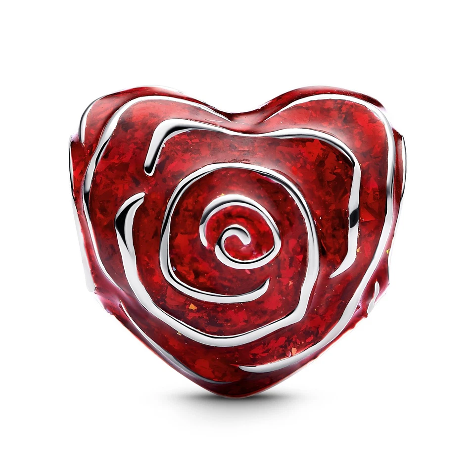 PANDORA Schmuck Silber Charm Rosenherz 793673C01 - Bild 2 von 3