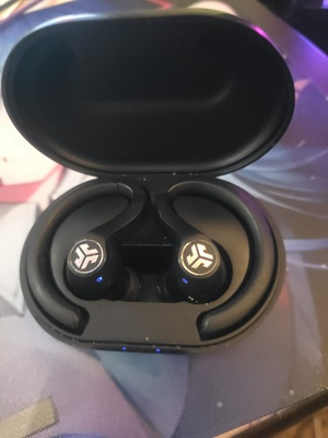 #ad JLab JBuds Air Sport True Wireless Bluetooth Earbuds Black. Parts Only $11.25