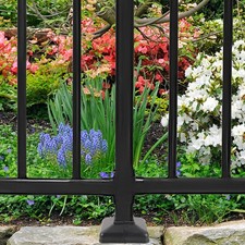  6 Pcs Post Cap Concrete Plastic Cover Square Column Caps and Bases