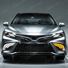 For 2021-2024 Toyota Camry Se Xse Led Daytime Running Lamps Fog Light Drl Kits