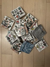 Lot 16 Packets of Marimekko Paper Cocktail Napkins New in Original Packaging
