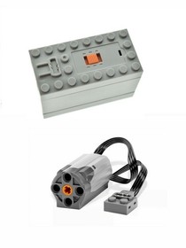 For LEGO Block Toy 8883 M-motor Electric Train Power Functions 88000 Battery Box
