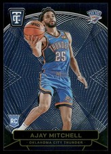 2024-25 Totally Certified Mirror Neon Green #161 Ajay Mitchell /99 - BSK