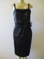Liberated And Free Sleeveless Cocktail Dress Black Size 4 Mid Calf NEW