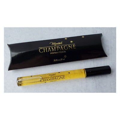 Vintage Germaine Monteil Champagne Perfume Pencil in Original Box .25 Fl Oz