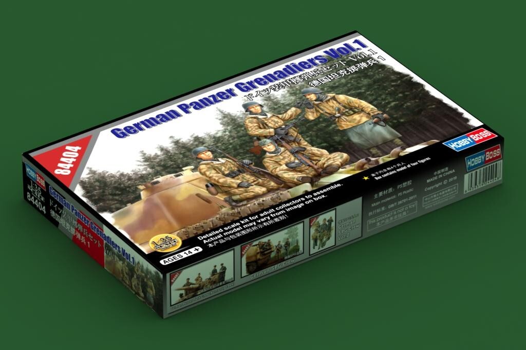 Hobbyboss 84404 1:35th scale German Panzer Grenadiers Vol.1