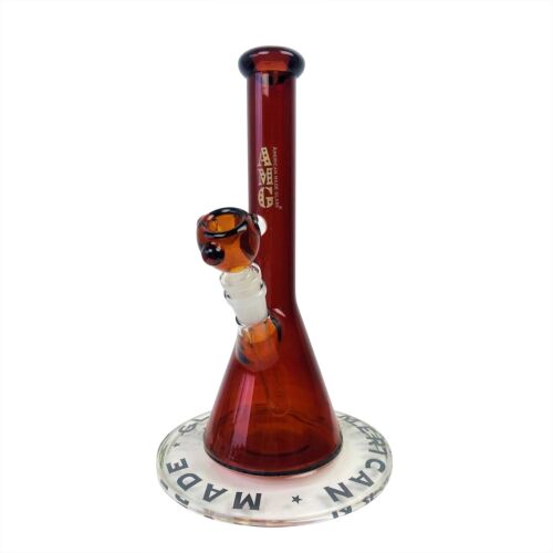 AMG Glass 10 inch Wide Base Bong Water Pipe - 第 1/26 張圖片