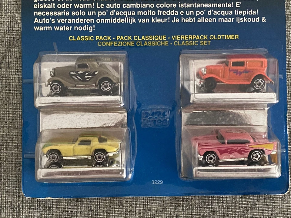 Jouet Ancien coffret Hot Wheels Mini Automagic Classic Pack Corvette Ford … - Photo 2/4