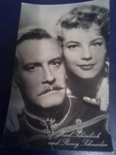 Karl Schönböck - Karta z autografem Romy Schneider -niepodpisana-
