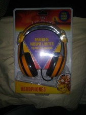 Headphones For Kids Lion King Adjustable Stereo Tangle-Free w/ volume limiter