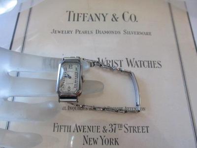 Vintage~Antique Tiffany Longines Art Deco Sterling Silver Ladies  Watch