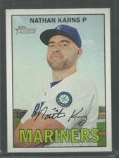 2016 Topps Heritage #16 Nathan Karns Mariners 