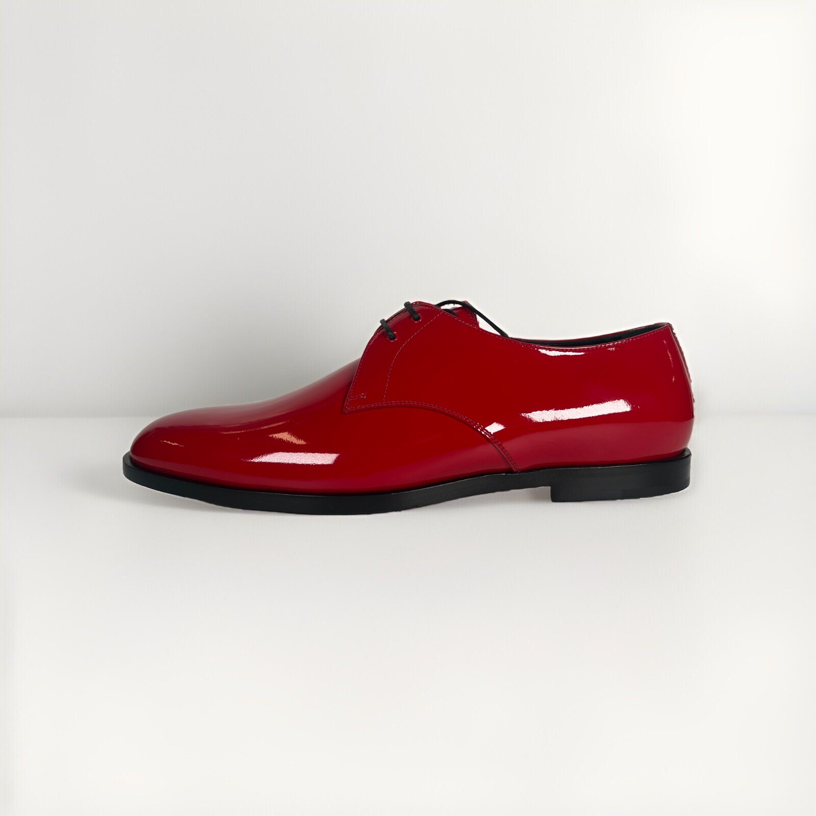 $1.000 Saint Laurent lacci in pelle verniciata rossa US 9 5 EU 42 5 Made in Italy