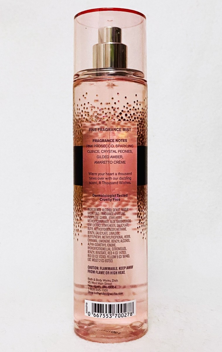 Bath Body Works A THOUSAND WISHES Fine Fragrance Mist Body
