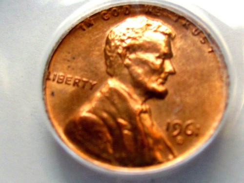 1961 LIINCOLN CENT, D OVER HORIZ D ANACS MS64, NICE - Picture 4 of 4