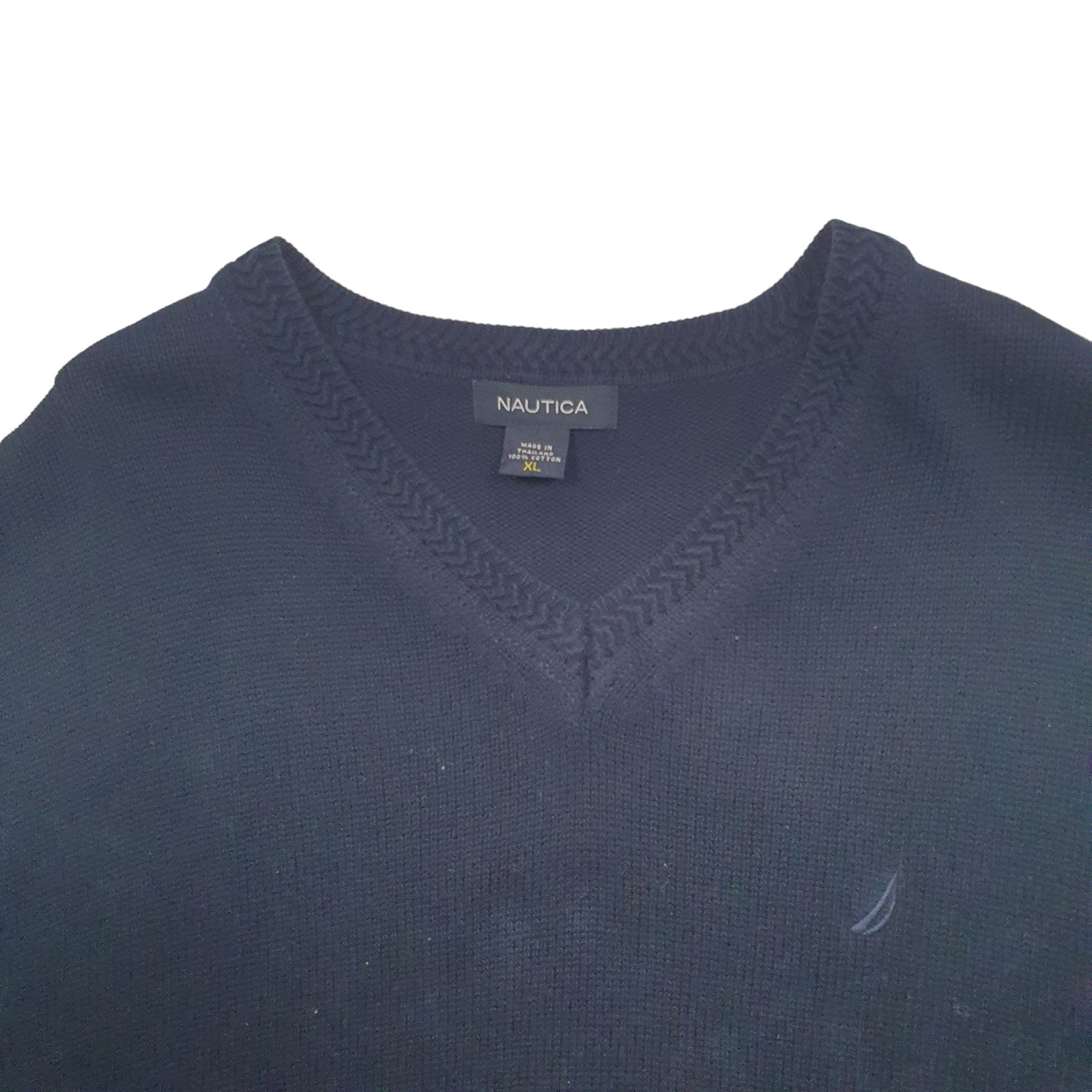 NAUTICA Crewneck Knit Tanktop Jumper Sweatshirt Womens XL image 2
