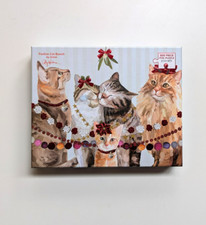 Festive Cat Bunch 500-Piece Jigsaw Puzzle GreenBox Brand New Sealed Foil Details