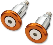 MOOSE RACING HARD-PARTS 0634-0473 BAR END MOOSE ORANGE
