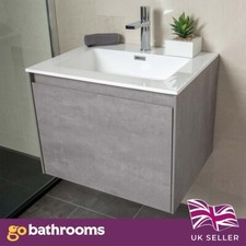Urban Bathroom Furniture Vanity Unit Storage Bathroom Cabinet Sink WC Unit