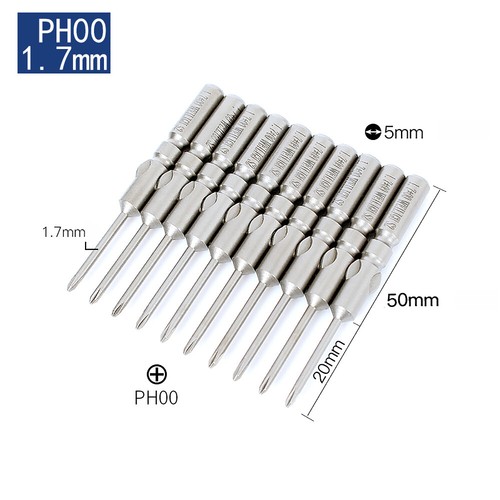 Magnetised Phillips Head Screw Driver Bits S2 Steel Suit Drill 5mm Round Shank - Picture 17 of 43
