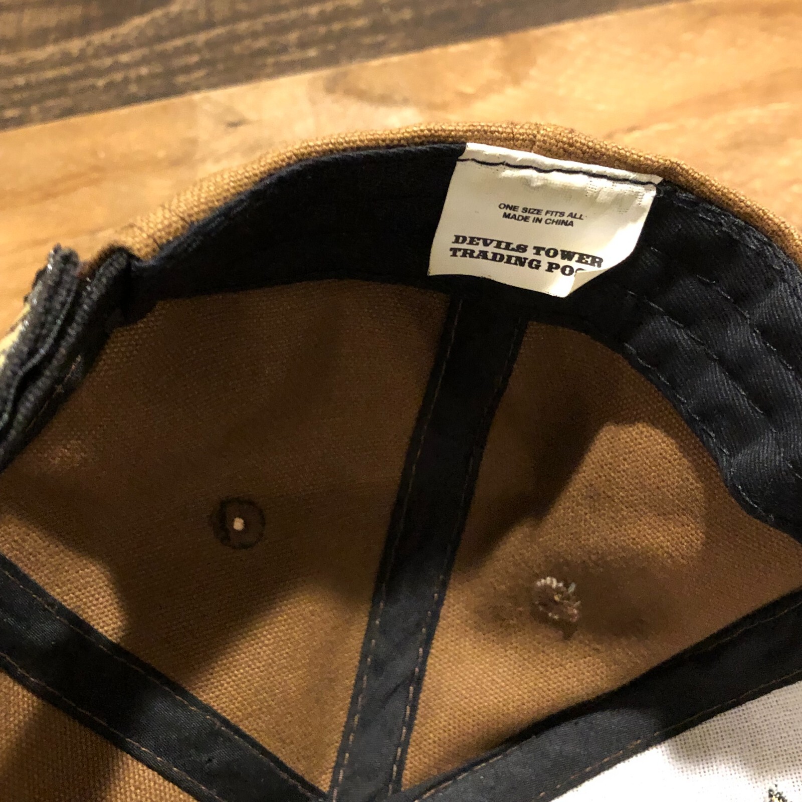 Devils Tower Hat Strapback Cap Mens Brown LOW PRO… - image 10