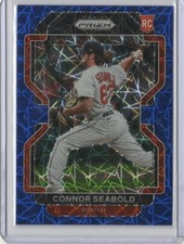 2022 Panini Prizm Connor Seabold Blue Velocity Prizm Rookie RC - Boston Red Sox