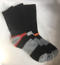Boys Gray Multi Color Socks 3 Pair Size 9-12Y-New