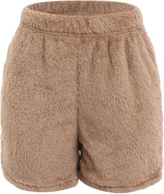 Pretty Secrets Lounge kurze Pyjamahose ÜBERGRÖSSE 16 18 kuschelig flauschiges Fleece