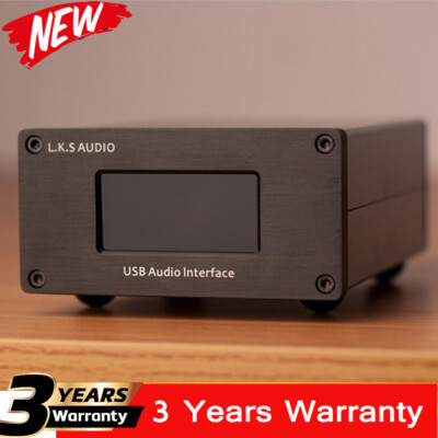 L.K.S Audio USB-100 USB Audio Interface USB Digital Interface for Amanero #TOP