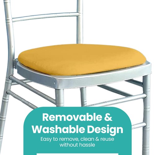 Silla Comedor Asiento Fundas Elástico Liso Cojín Cubiertas: Extraíble Protector - Imagen 26 de 177