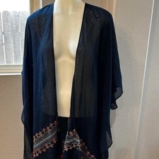 Woven Heart Kimono Cardigan Size S/M