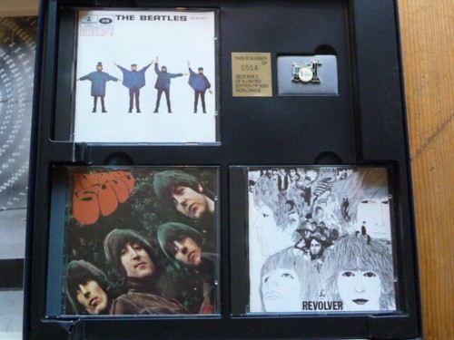 Beatles: "Revolver-Help-Rubber Soul" Ltd. 3 CD(SS)+Book+Badge Blue JBCD Box 2[Q - Picture 4 of 9
