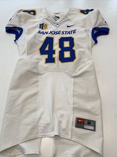 Game Worn Used Nike San Jose State Spartans SJSU Football Jersey Medium 8 #48