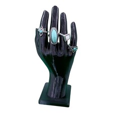 Schmuckhalterung Form einer Hand schwarz Ringhalter Deko Schmuckständer Ständer