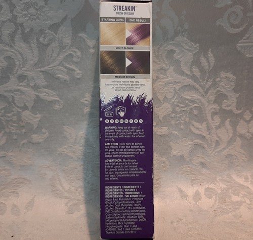 NEW Jerome Russell Bwild Punky Colour Temporary Hair Color Spray Orchid color - Picture 2 of 5