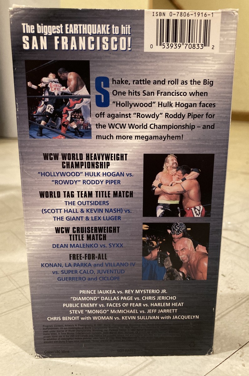 WCW SuperBrawl VII 1997 VHS HOGAN VS PIPER WWE WWF NWO NEW