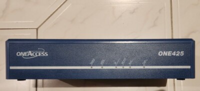ONE ACCESS ONE425-8V-10 AV2 Gb4 TE/a Router with AC Adapter.