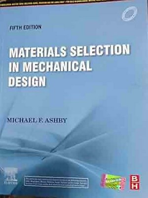 MATERIALS SELECTION IN MECHANICAL DESIGN by ASHBY 5th INTL ED 9789351073864