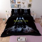 Black Star Wars Single/Double/Queen/King Size Bed Quilt/Doona/Duvet Cover Set
