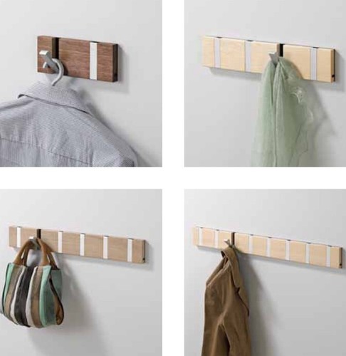 Knax 4 Garderobe anthrazit, Garderobenleiste mit 4 Haken (Alu) - Bild 2 von 2