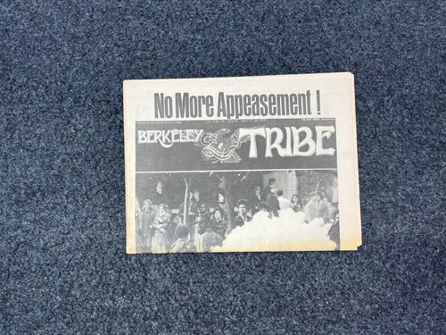 1970s Berkeley Tribe CounterCulture, Black Panther Party, Underground Newspaper
