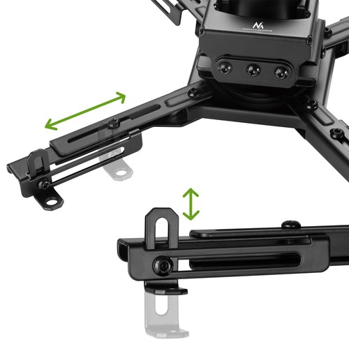Supporto Staffa per proiettore a soffitto regolabile in acciaio inclinabile 35Kg - Imagen 3 de 10