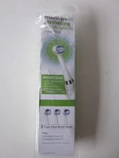 Waterpik Oscillating Triple Clean Brush Heads - 3 Brush Heads