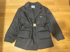 PRADA Damen Winter Jacke Jacket Mantel schwarz Gr. 38 IT