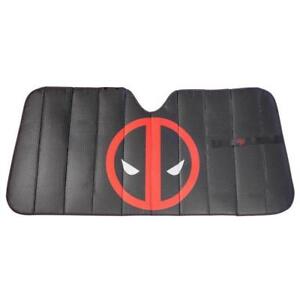 Plasticolor-Marvel-Deadpool-Logo-Front-Car-Truck-SUV-Windshield-Sunshade-Cover