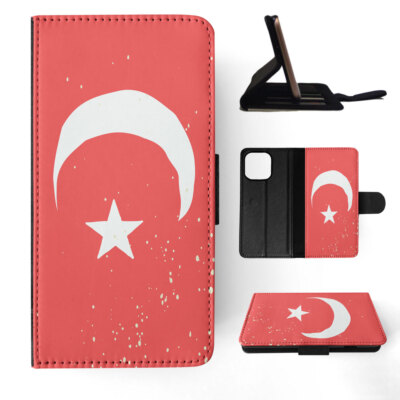 FLIP CASE FOR APPLE IPHONE|TURKEY COUNTRY FLAG 327