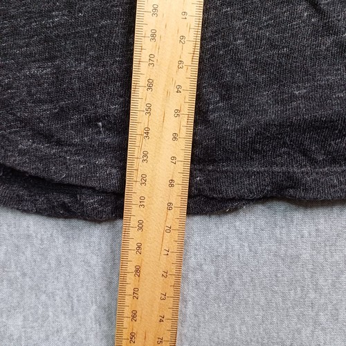 Country Road Top Womens Large Grey Linen Knit Pullover Long Base Layer - Picture 4 of 10