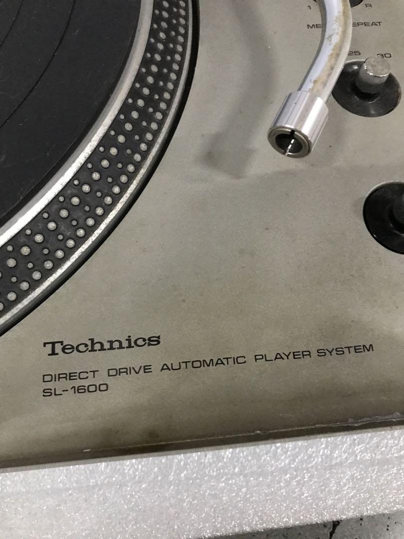Technics SL-1600 Record Player Direct Drive Automatic Turntable